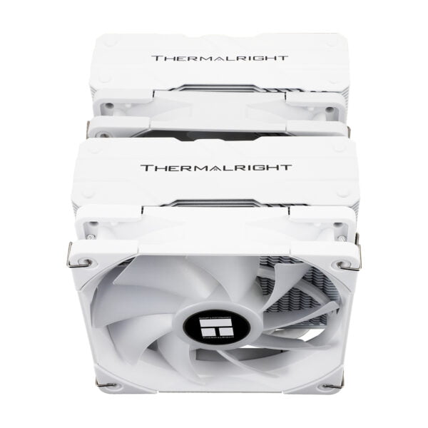 19ARGB Dual-Tower Procesoriaus (CPU) aušintuvas Thermalright Peerless Assassin 120 ARGB BALTAS - Image 5