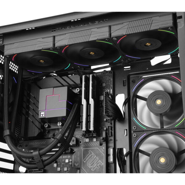5 Procesoriaus (CPU) aušintuvas AIO Thermalright Core Matrix 360 JUODAS - Image 8