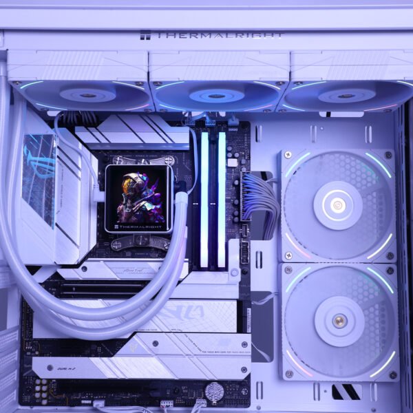 5 Procesoriaus (CPU) aušintuvas AIO Thermalright Frozen Vision 360 BALTAS - Image 8
