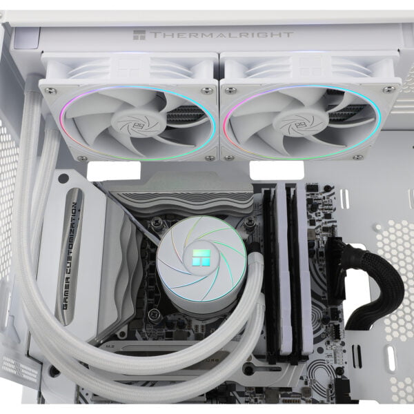 5 Procesoriaus (CPU) aušintuvas Thermalright Aqua Elite 240 AIO BALTAS V2 - Image 9