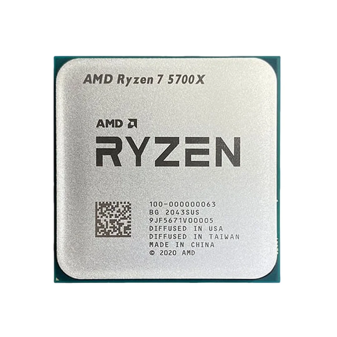 7 5700X AMD Ryzen 7 5700X TRAY 8 Cores 16 Threads 32MB Cache Boost up to 4.6 GHz - Image 1
