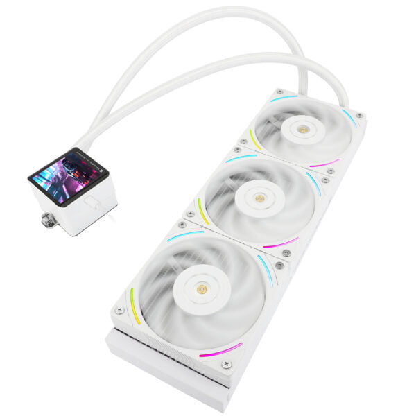 8 Procesoriaus (CPU) aušintuvas AIO Thermalright Frozen Vision 360 BALTAS - Image 6