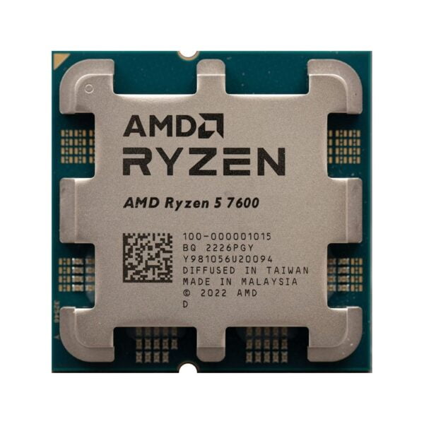 ryzen 5 7600 AMD Ryzen 5 7600 BOX 6 Cores 12 Threads 32MB Cache Boost up to 5.1 GHz - Image 2