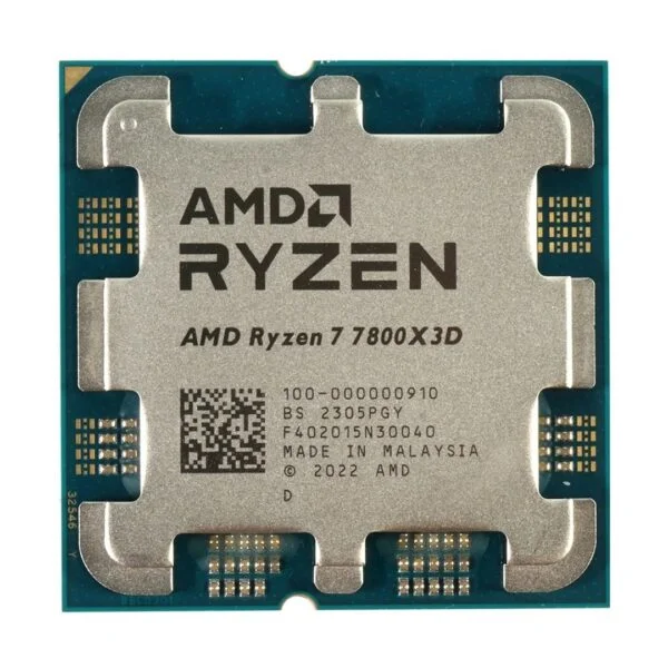 CPU AMD Ryzen 7 7800x3d BOX AMD Ryzen 7 7800X3D BOX 8 Cores 16 Threads 96MB Cache Boost