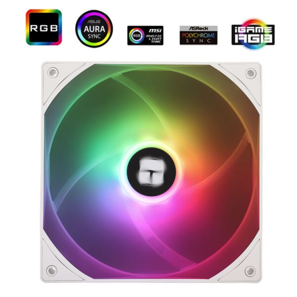 Korpuso aušintuvas Thermalright 140mm ARGB TL-C14CW-S BALTAS 1vnt - Image 8