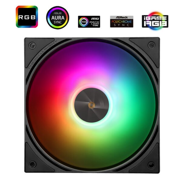 Korpuso aušintuvas Thermalright 120mm ARGB TL-P12-S JUODAS 1vnt - Image 8