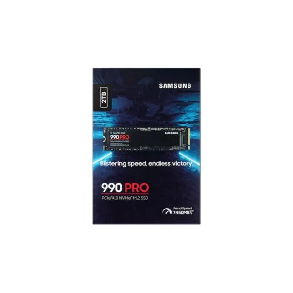 2TB Samsung 990 PRO M.2 NVMe SSD PCIe Gen 4.0 iki 7450MB/s (MZ-V9P2T0BW) - Image 2