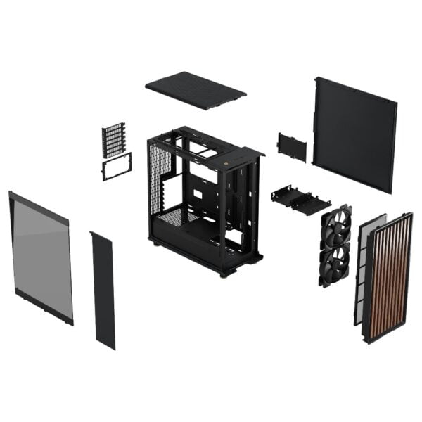 Untitled image - 2024-04-12T134731.105 Kompiuterio korpusas FRACTAL DESIGN North Charcoal Black TG ATX - Image 5