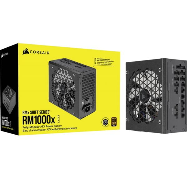 CORSAIR RM1000x SHIFT 1000W 80+ Gold Modular PSU - Image 1