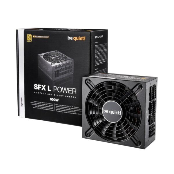 Be quiet! SFX L POWER 600W 80+ Gold Modular PSU (Juodas) - Image 1