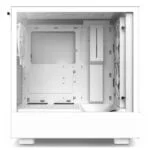 NZXT H5 Flow TG White (Baltas) ATX kompiuterio korpusas - Image 2