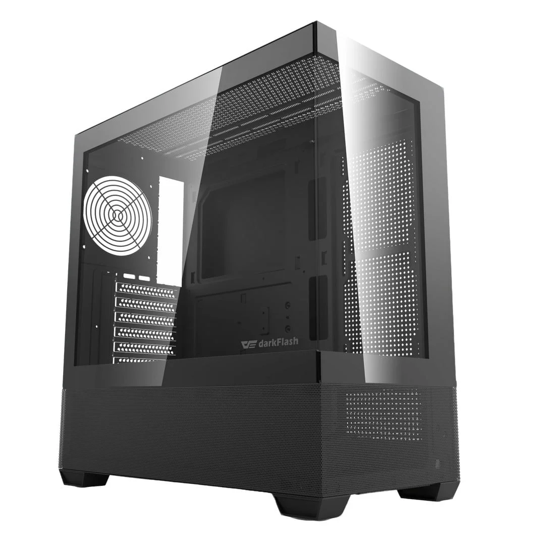 Darkflash DS900 Air Black (Juodas) TG ATX kompiuterio korpusas - Image 1