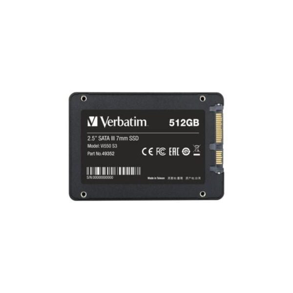 512GB Verbatim Vi550 S3 SATA III 2.5'' (6Gb/s) SSD - Image 3