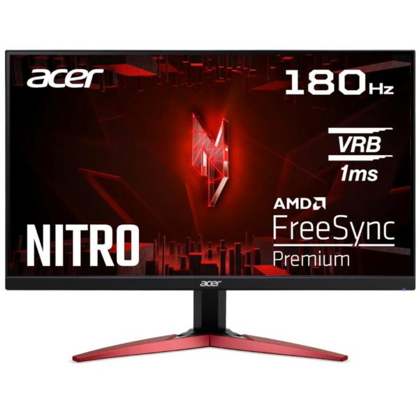Untitled design (12) Žaidimų monitorius ACER NITRO KG241Y S3biipf 23.8” FHD (1080p) 180Hz 1ms AMD FreeSync - Image 1