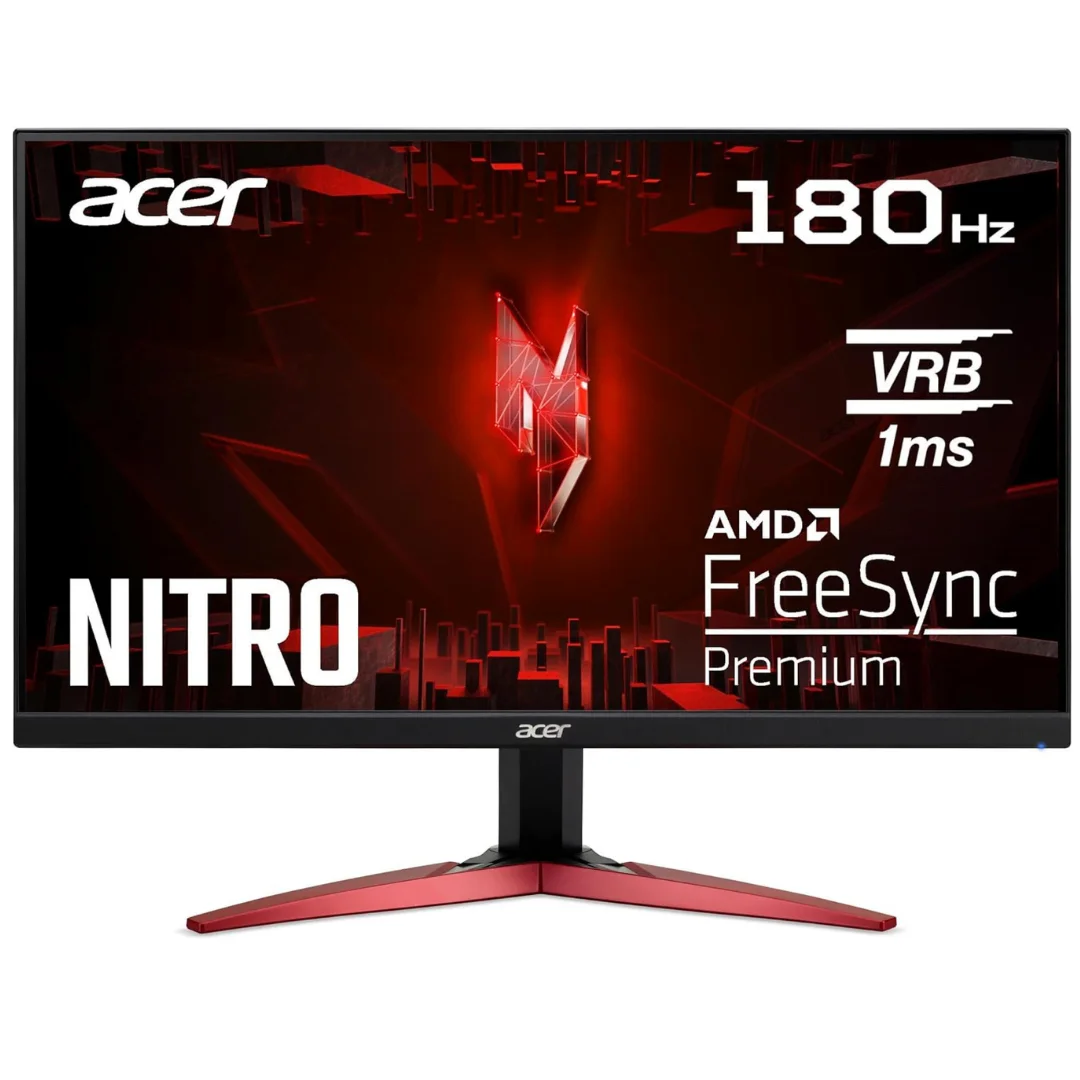 Žaidimų monitorius ACER NITRO KG241Y S3biipf 23.8” FHD (1080p) 180Hz 1ms AMD FreeSync - Image 1