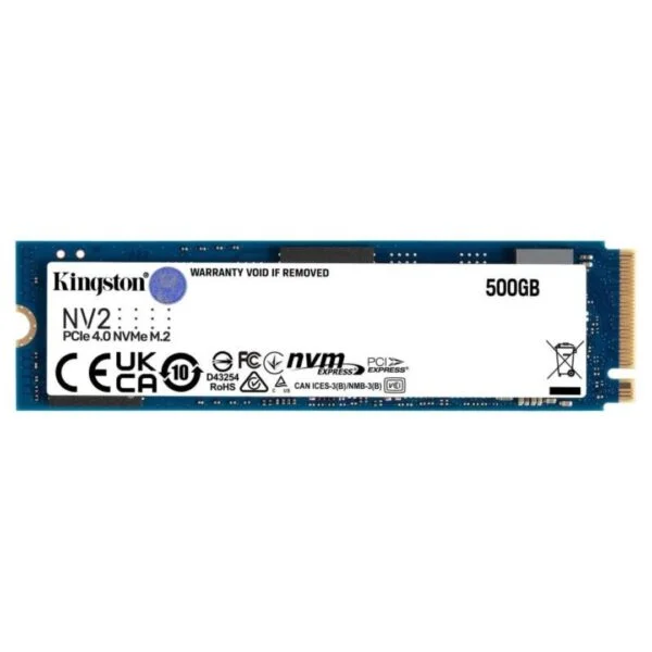 500GB Kingston NV2 NVMe PCIe 4.0 SSD M.2 iki 3500MB/s - Image 2