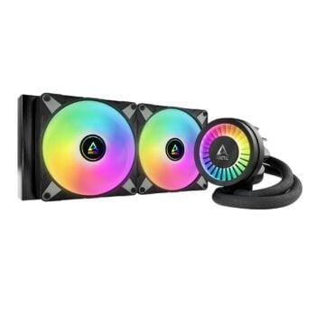 Procesoriaus (CPU) aušintuvas AIO ARCTIC Liquid Freezer III 280 A-RGB (Juodas)