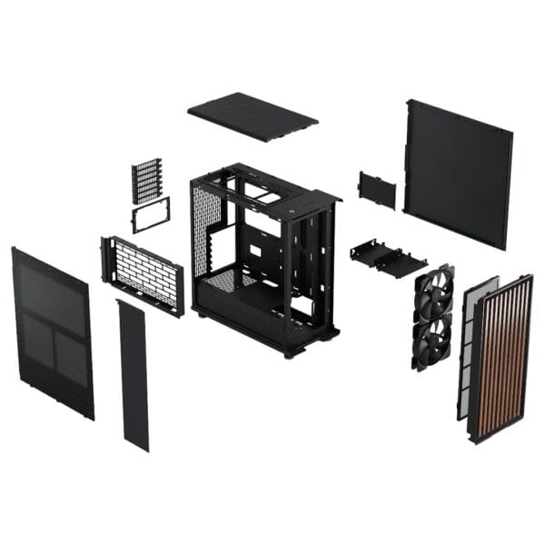 Untitled image - 2024-10-28T124153.748 Kompiuterio korpusas FRACTAL DESIGN North Charcoal XL Black Mesh ATX - Image 6