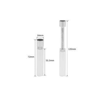 Vaizdo plokštės GPU teleskopinis laikiklis SIDABRINIS 74-120mm (atrama, support, anti-bend)