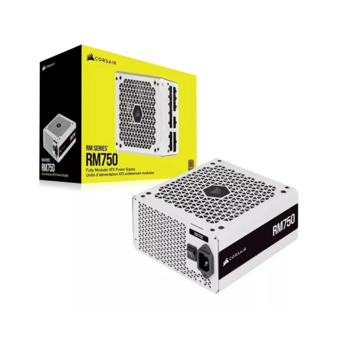 CORSAIR RM750 750W 80+ Gold Modular PSU White - Image 1