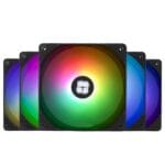 Korpuso aušintuvai Thermalright 120mm TL-C12C-S ARGB JUODI 5 vnt.