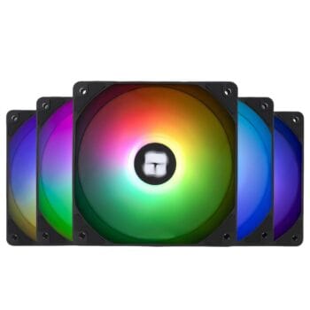 Korpuso aušintuvai Thermalright 120mm TL-C12C-S ARGB JUODI 5 vnt.