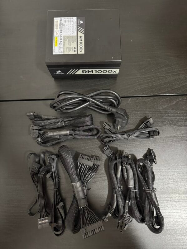 CORSAIR RM1000x 1000W 80+ Gold Modular PSU (ATNAUJINTAS) - Image 1