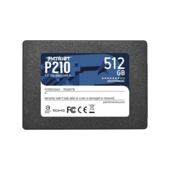 PATRIOT P210 512 GB SATA SSD iki 520 MB/s