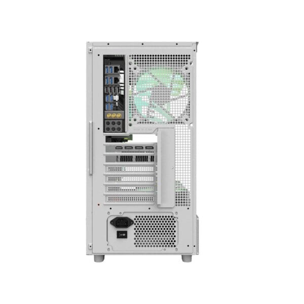 Kompiuterio korpusas Darkflash DPX90 ATX TG +3 ARGB ventiliatoriai baltas - Image 3