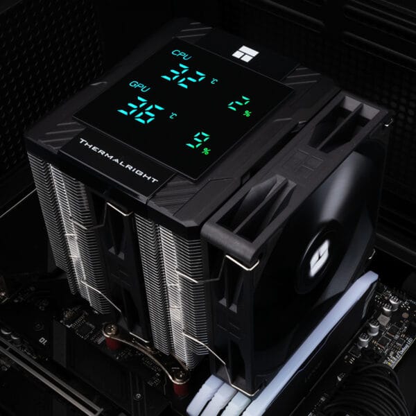 Dual-Tower Procesoriaus (CPU) aušintuvas Thermalright Peerless Assassin 120 Digital BLACK (Juodas) - Image 7