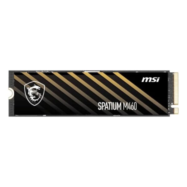 1TB MSI SPATIUM M460 NVMe M.2 PCIe Gen 4.0x4 SSD iki 5000MB/s - Image 2