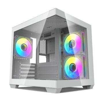 Kompiuterio korpusas Darkflash C275P M-ATX baltas