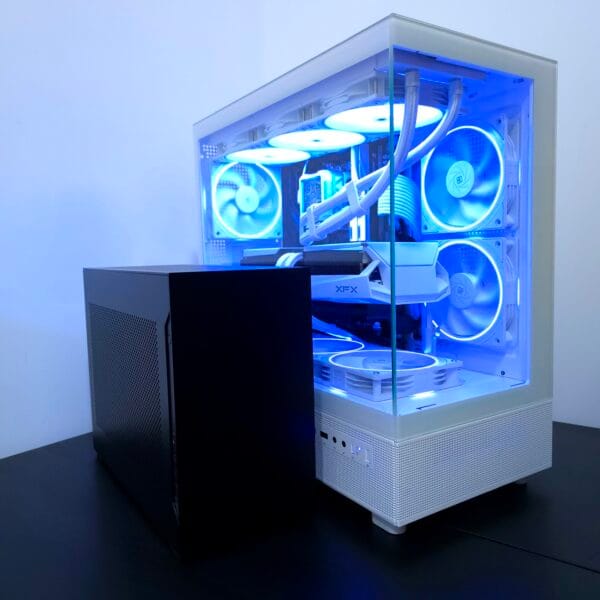 Stacionarus Mini ITX žaidimų-darbo kompiuteris AMD Ryzen 5 7600X3D B650 WiFi 32GB DDR5 2TB NVMe SSD RTX 5070 OC 12GB (P624) - Image 2