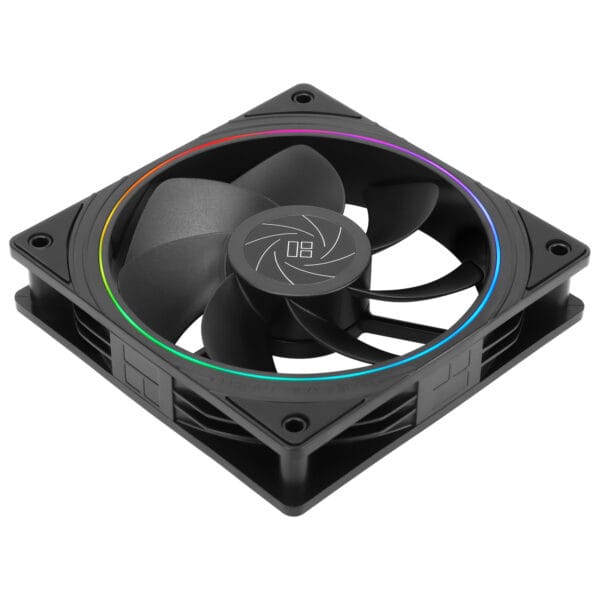 Korpuso aušintuvai Thermalright 120mm ARGB TL-S12R JUODI 3vnt. Reverse Blade (Atvirkštinis) - Image 4