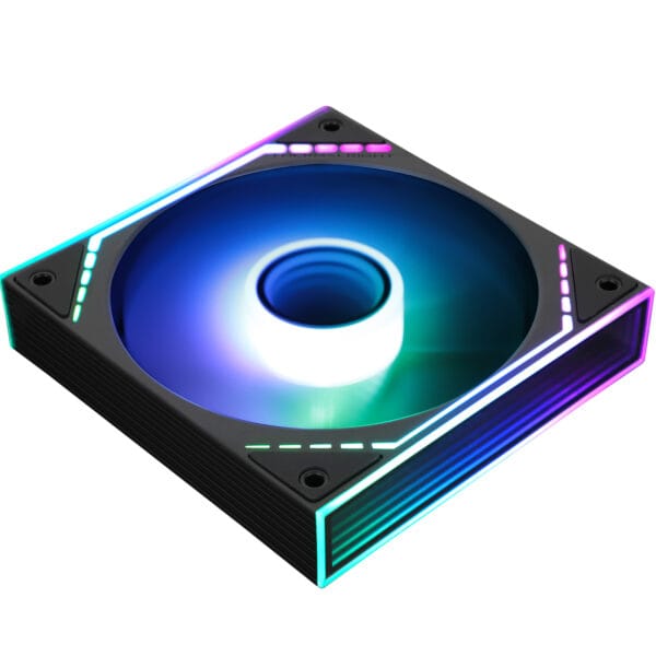 Korpuso aušintuvas Thermalright 120mm ARGB TL-M12R-S Reverse Blade (Atvirkštinis)  JUODAS 1vnt - Image 2
