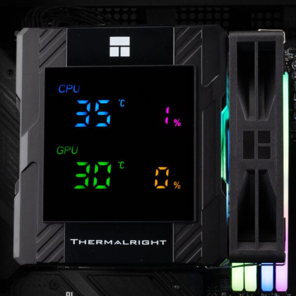 6 Dual-Tower Procesoriaus (CPU) aušintuvas Thermalright Peerless Assassin 120 Digital ARGB BLACK (Juodas) - Image 6
