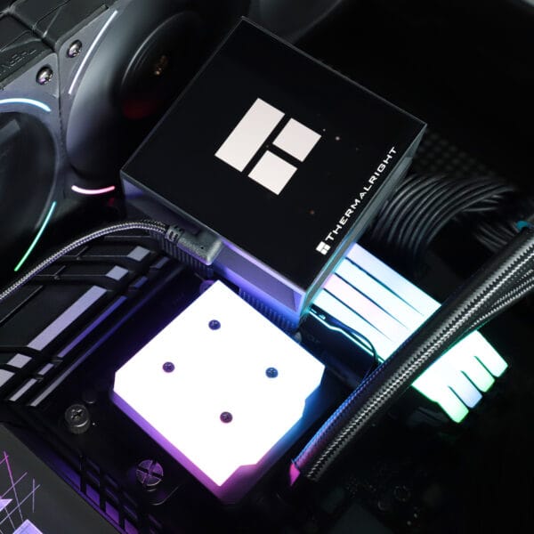 Procesoriaus (CPU) aušintuvas Thermalright Hyper Vision 360 ARGB ( Juodas ) AIO CPU Cooler - Image 8