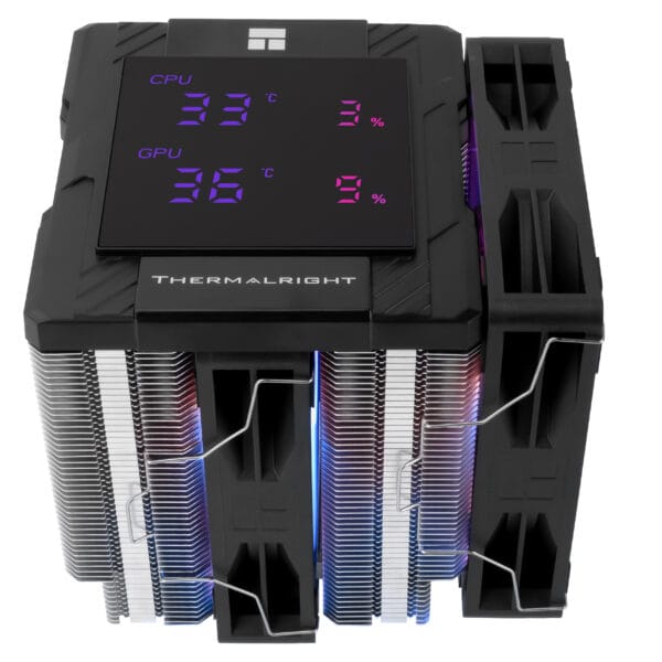 8 Dual-Tower Procesoriaus (CPU) aušintuvas Thermalright Peerless Assassin 120 Digital ARGB BLACK (Juodas) - Image 8