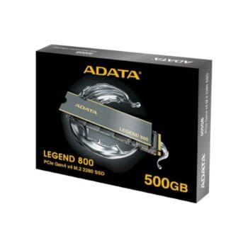 ADATA LEGEND 800 500GB NVMe SSD PCIe Gen4 x4 M.2 iki 3500 MB/s