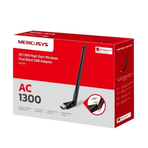 Untitled image - 2025-04-07T122416.349 MERCUSYS AC1300 High Gain Wireless Dual Band USB Adapter MA30H - Image 2