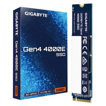 500GB GIGABYTE Gen4 4000E NVMe SSD PCIe Gen4 x4 M.2 iki 3600 MB/s