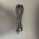 Corsair CPU Type 4 (Tinka Type 3) Sleeved black EPS 8 (4+4) Pin kabelis (Orginalus) - Image 2