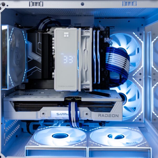 (P824) Stacionarus žaidimų-darbo kompiuteris Ryzen 5 7500F B850 WIFI 32GB DDR5 1TB SSD RX 9060 XT 16GB GDDR6 - Image 2