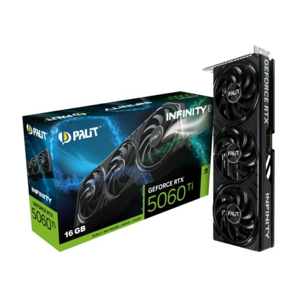 Vaizdo plokštė Palit INFINITY3 NVIDIA GeForce RTX 5060 Ti 16GB GDDR7, 128bit, PCIE 5.0 - Image 1