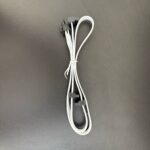 Corsair SATA Cable, Type 4 (Generation 3) - White (Orginalus) - Image 2