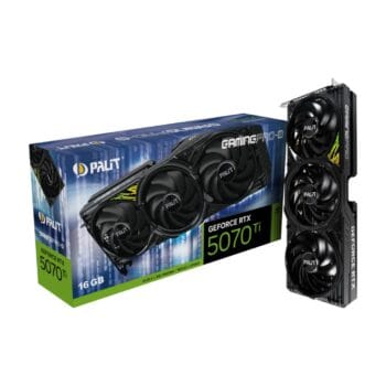 Vaizdo plokštė Palit GeForce RTX 5070 Ti GamingPro-S - 16GB GDDR7, HDMI, 3x DP