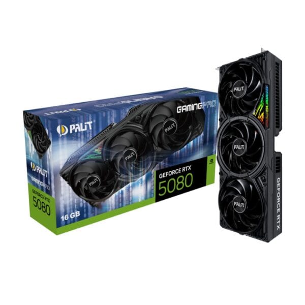 Vaizdo plokštė Palit GamingPro V1 RTX 5080 16GB GDDR7 PCIE 5.0 - Image 1