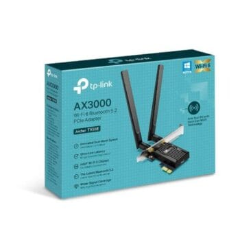 TP-LINK Archer TX55E 3000MBPS PCIE ARCHERTX55E Bevielio tinklo (WiFi) ir Bluetooth (BT) 5.2 adapteris