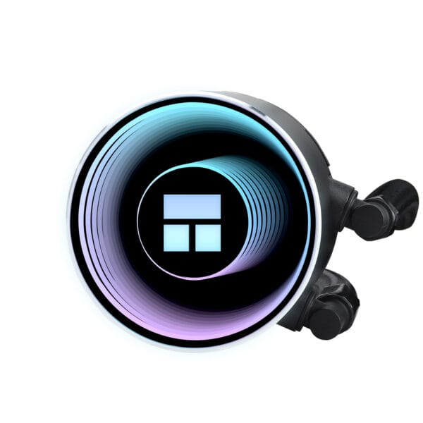 Procesoriaus (CPU) aušintuvas THERMALRIGHT Frozen Notte 360 AIO BLACK ARGB - Image 2