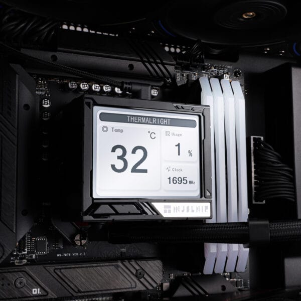 6 Procesoriaus (CPU) aušintuvas AIO Thermalright Mjolnir Vision 360 BLACK ARGB - Image 4
